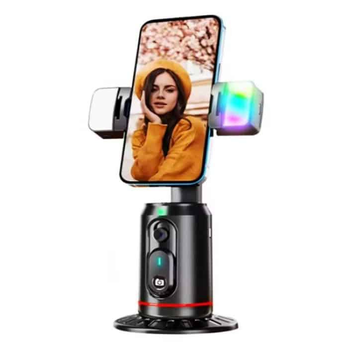 Smart AI Face Recognition Panoramic Tracking Anti-Shake Mobile Phone Gimbal – Bild 1