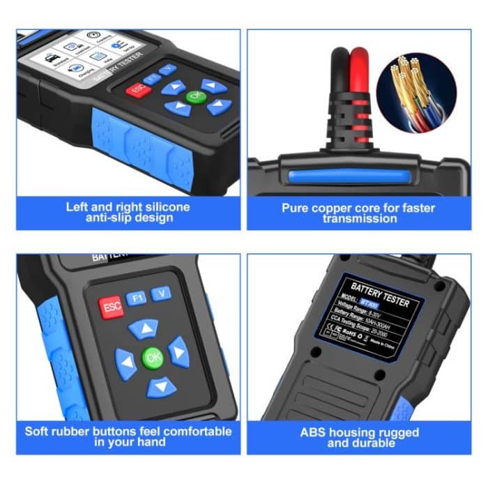 12/24V Multi-Function Car Battery Fault Diagnosis Tester, BT300 – Bild 11
