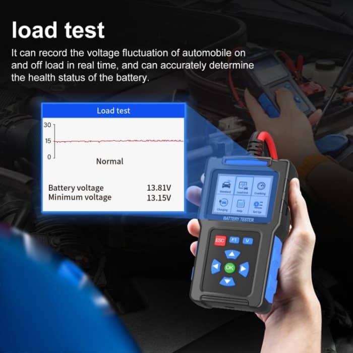 12/24V Multi-Function Car Battery Fault Diagnosis Tester, BT300 – Bild 4
