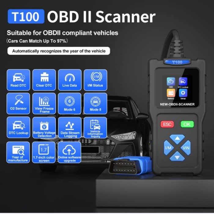 Car Fault Diagnostic Instrument OBD2 Car Engine Tester – Bild 2