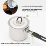 CLS 770ml Outdoor Camping Portable Single Pot Self-driving Folding Pot – Bild 6