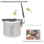 CLS 770ml Outdoor Camping Portable Single Pot Self-driving Folding Pot – Bild 8