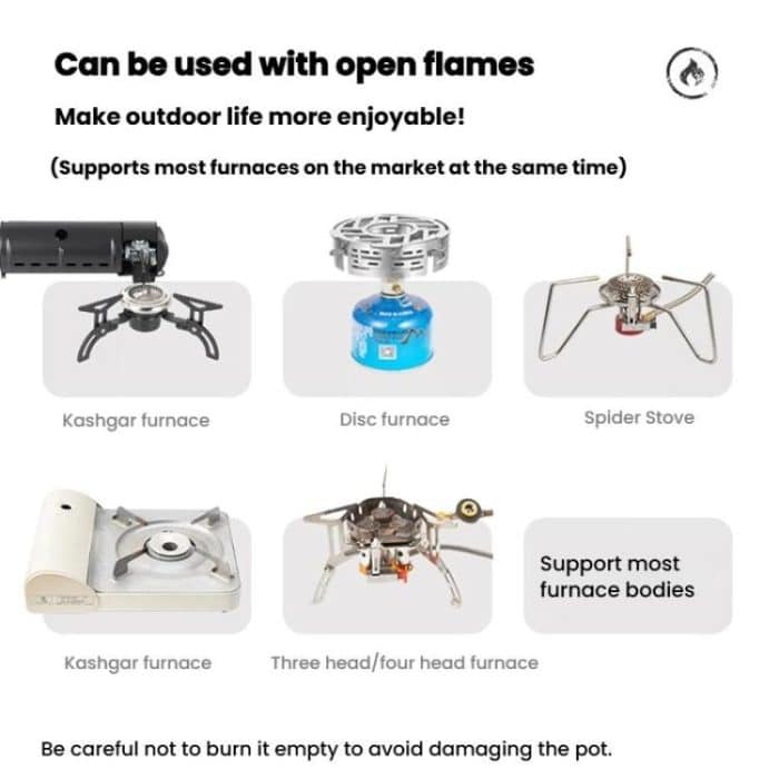 CLS 770ml Outdoor Camping Portable Single Pot Self-driving Folding Pot – Bild 10