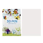 3D Printing Pen High Low Temperature Compatible Drawing Book With Tracing Board, 40 Pictures Thickened Large, 40 Pictures Large, 22 Pictures Small