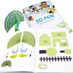 3D Printing Pen High Low Temperature Compatible Drawing Book With Tracing Board, 40 Pictures Thickened Large, 40 Pictures Large, 22 Pictures Small – Bild 2