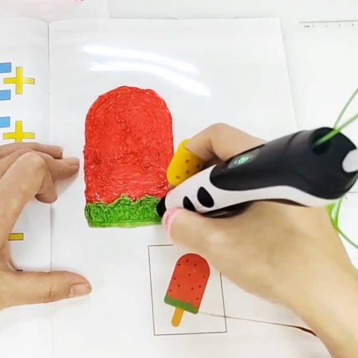 3D Printing Pen High Low Temperature Compatible Drawing Book With Tracing Board, 40 Pictures Thickened Large, 40 Pictures Large, 22 Pictures Small – Bild 4