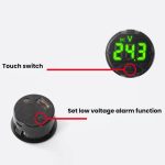 LED Digital Display Circular Voltage Meter, Red DC 7-120V, Green DC 7-120V, Blue DC 7-120V, White DC 7-120V, Red AC 65-265V, Green AC 65-265V, Blue AC 65-265V, White AC 65-265V – Bild 4