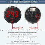 LED Digital Display Circular Voltage Meter, Red DC 7-120V, Green DC 7-120V, Blue DC 7-120V, White DC 7-120V, Red AC 65-265V, Green AC 65-265V, Blue AC 65-265V, White AC 65-265V – Bild 5