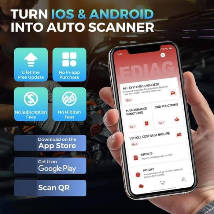 KINGBOLEN Ediag Elite Car Fault OBD2 Multilingual Detector, KBLJ05 – Bild 7