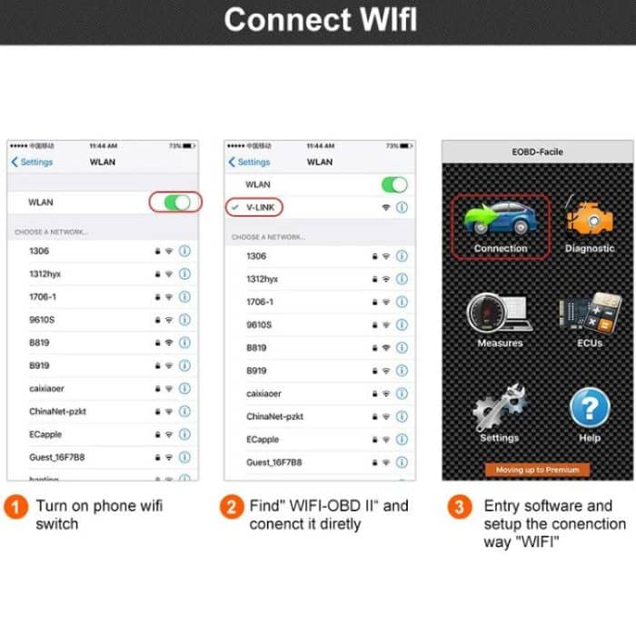 FOXWELL OBD2 WIFI Automotive Fault Detector, FOXWELL F601 – Bild 6