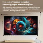 HY200 Home 1080P Projector Mini HD Smart WiFi Projector, US Plug, EU Plug, UK Plug, AU Plug – Bild 6