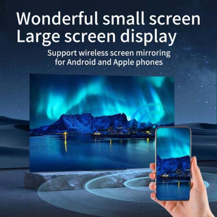 K300 Home 1080P Wireless Projector Mini 4K HD Smart Projector, US Plug, EU Plug, UK Plug, AU Plug – Bild 11