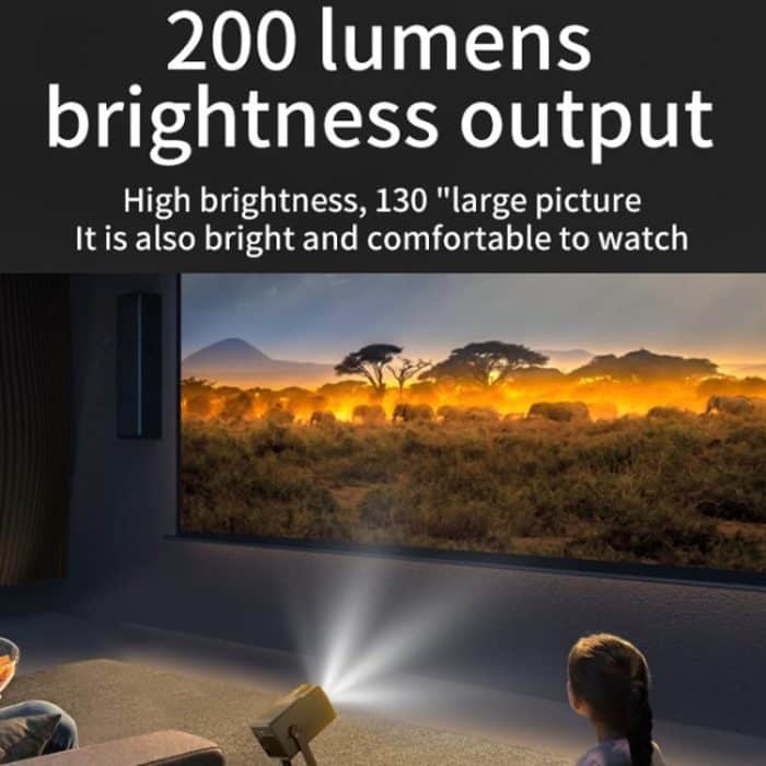 K300 Home 1080P Wireless Projector Mini 4K HD Smart Projector, US Plug, EU Plug, UK Plug, AU Plug – Bild 7