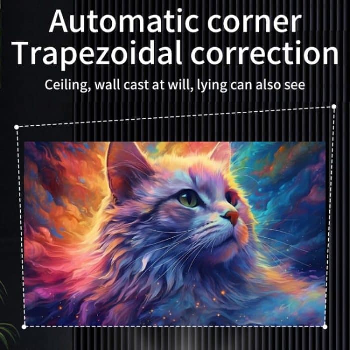 K300 Home 1080P Wireless Projector Mini 4K HD Smart Projector, US Plug, EU Plug, UK Plug, AU Plug – Bild 9