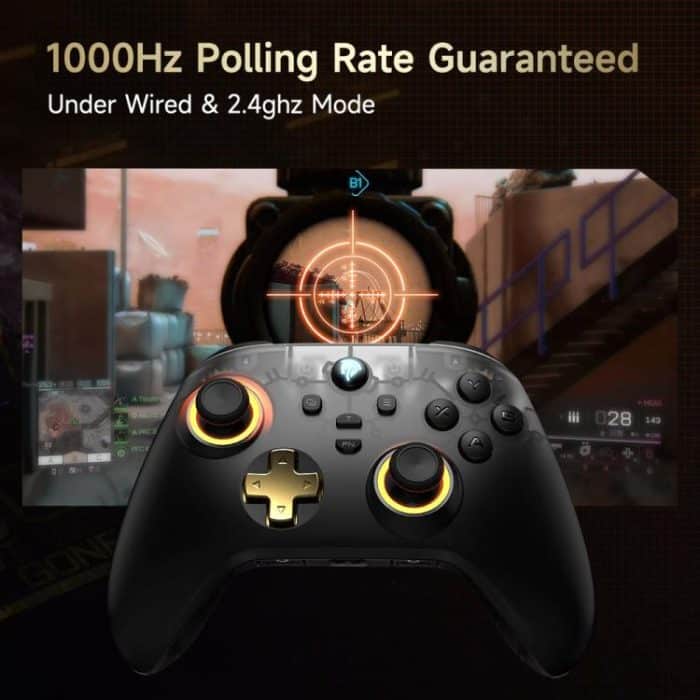 EasySMX D05 Tri-mode Wireless Gaming Controller for PC/Switch/Steam Deck/TV/Phone with Charging Dock – Bild 10