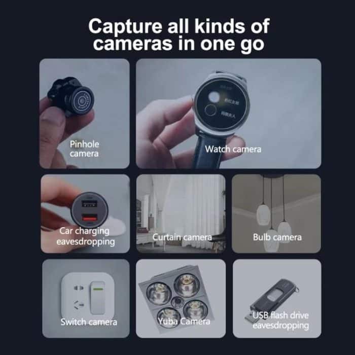 Hotel Camera Anti-Peeping Infrared Detector GPS Positioning Signal Detection Locator, WT18 – Bild 13