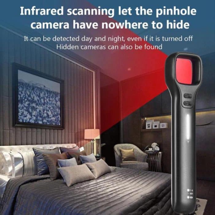 WT12 Anti-Surveillance Camera Smart LED Infrared Detector Hotel Anti-Peeping GPS Scanner – Bild 4