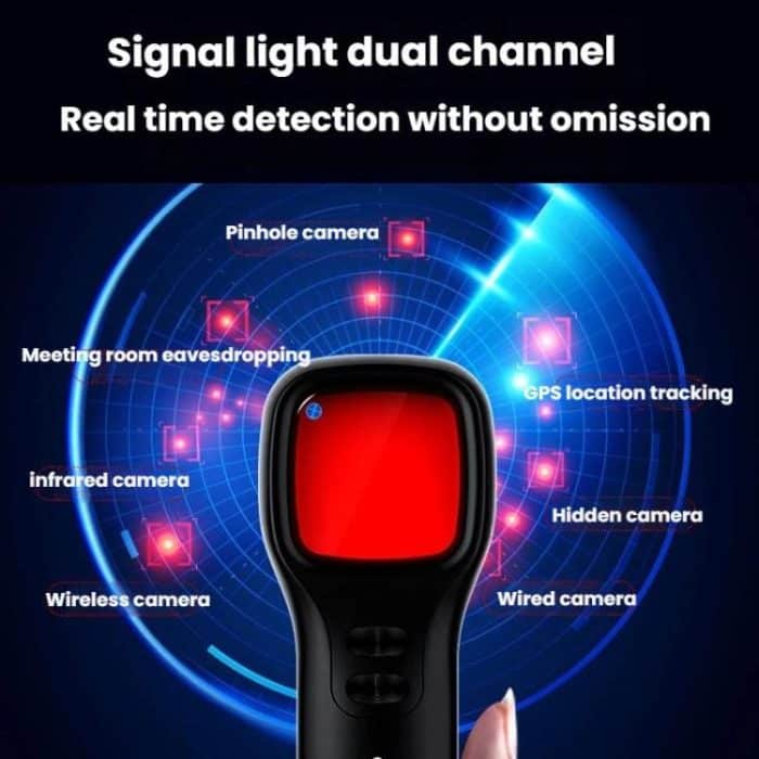 WT12 Anti-Surveillance Camera Smart LED Infrared Detector Hotel Anti-Peeping GPS Scanner – Bild 6
