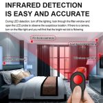 Hotel Anti-Sneak Camera Surveillance Camera Detector Infrared Detection+Laser Detection+Vibration Alarm – Bild 10
