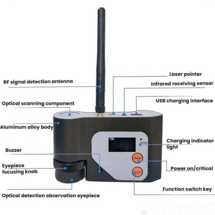 Laser-Infrarot-Scan-Detektor WiFi-Kamera-Finder – Bild 9