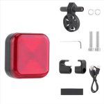 Bicycle Charging Taillights Smart Brake Sensing Taillights Night Riding Waterproof Warning Lights, Seat Cushion, Seat Post