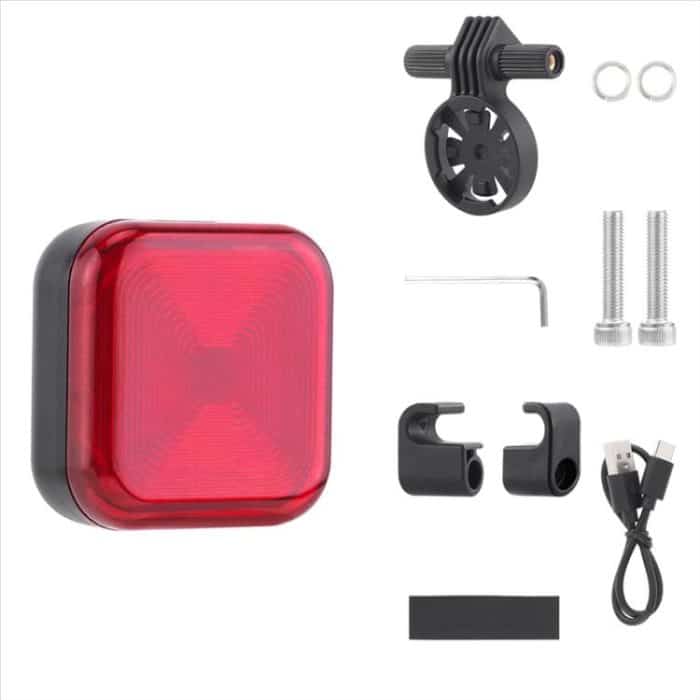 TBD0606164701.jpg Bicycle Charging Taillights Smart Brake Sensing Taillights Night Riding Waterproof Warning Lights, Seat Cushion, Seat Post – Bild 1