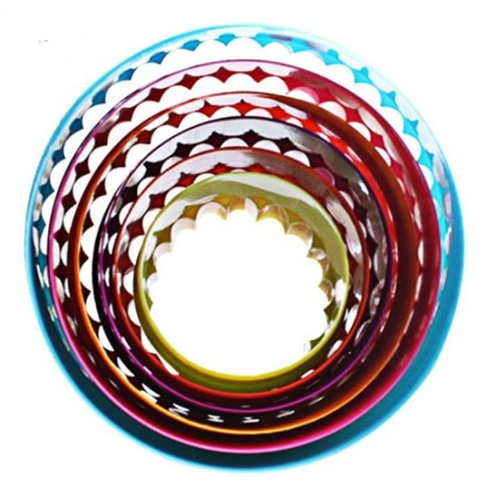 TBD060881101A.jpg 5 Stück Kekse Kunststoff Kuchenform Keks Plunger Formen DIY Backwerkzeuge – Bild 1