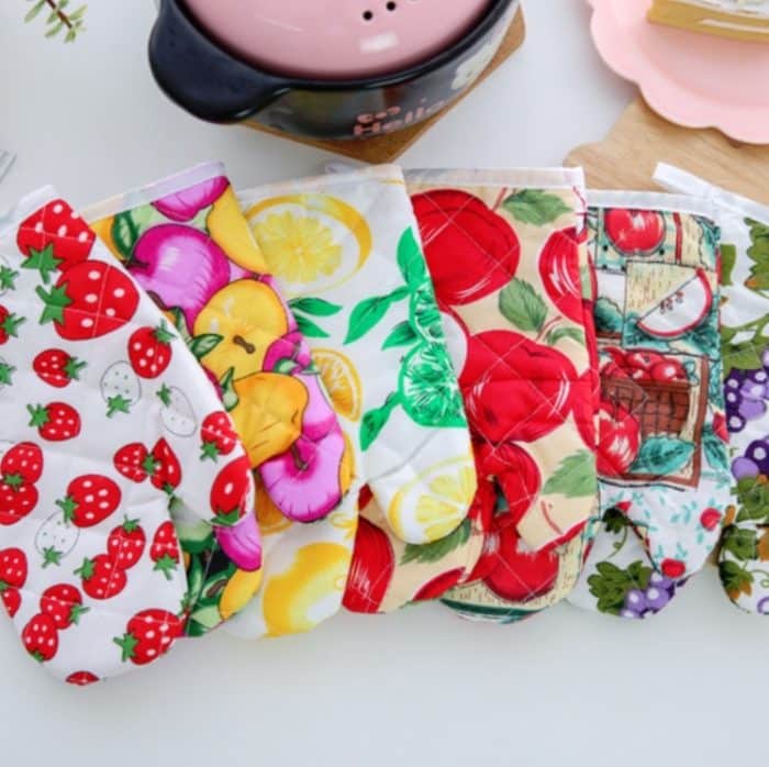 10 Stück verdickte Wärmeisolierung für Mikrowellenherde, spezielle rutschfeste Hochtemperatur-Backhandschuhe, High Temperature Baking Gloves – Bild 2