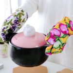 10 Stück verdickte Wärmeisolierung für Mikrowellenherde, spezielle rutschfeste Hochtemperatur-Backhandschuhe, High Temperature Baking Gloves – Bild 8