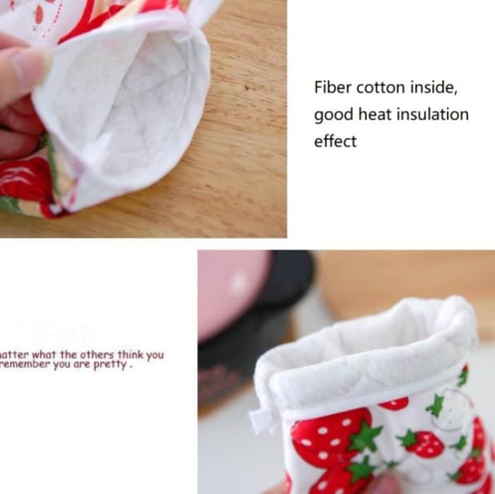 10 Stück verdickte Wärmeisolierung für Mikrowellenherde, spezielle rutschfeste Hochtemperatur-Backhandschuhe, High Temperature Baking Gloves – Bild 9