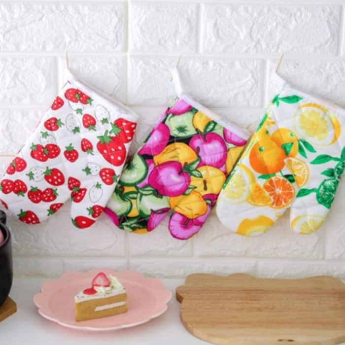 10 Stück verdickte Wärmeisolierung für Mikrowellenherde, spezielle rutschfeste Hochtemperatur-Backhandschuhe, High Temperature Baking Gloves – Bild 10