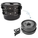 Outdoor Supplies Camping Tragbares Teekannen-Set Topfset – Bild 5