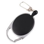 Outdoor Teleskopdrahtseil Schlüsselring Einbrecher Schlüsselbund EDC Retractable Chain Return Schlüsselringhalter – Bild 3