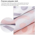 Geometrischer Duschvorhang, wasserdichter Bad-Badezimmer-Vorhang, With 80 x Height 180cm, With 120 x Height 180cm, With 150 x Height 180cm, With 180 x Height180cm, With 180 x Height200cm, With 200 x Height 200cm, With 240 x Height200cm... – Bild 3