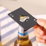 2 Stück Edelstahl-Flaschenöffner für Bier, Poker, Spielkarte, Pik, Soda-Flaschenöffner – Bild 8