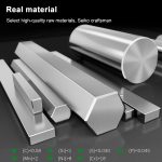 Edelstahl-Handtuchhalter, drehbarer Handtuchhalter für Badezimmer, Küche, Wandmontage, polierter Handtuchhalter, Brushed Two Poles, Brushed Three Poles, Brushed Four Poles, Brushed Five Poles, Black Brushed Four Poles, Black Brushed Five Poles – Bild 5