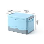 Klappbare Auto-Aufbewahrungsbox aus Kunststoff für Studentenbücher zum Sortieren von Artefakten, L, XL – Bild 3