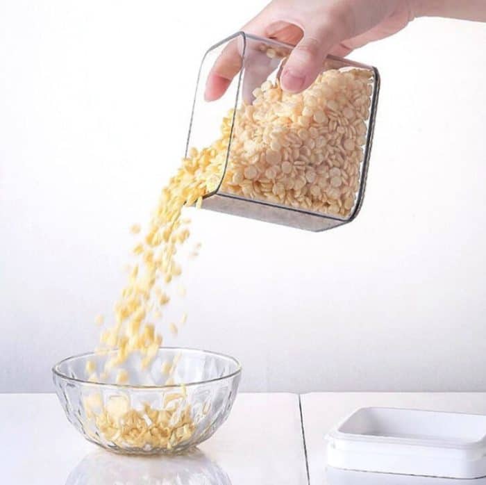 Haushalts-Grobkorn-transparentes versiegeltes Glas, Lebensmittelqualität, Vorratsglas, Trockenfrüchte-Snack-Vorratsglas mit Deckel, 700ml, 1100ml, 1500ml – Bild 7