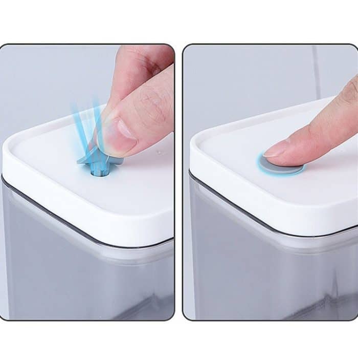 Haushalts-Grobkorn-transparentes versiegeltes Glas, Lebensmittelqualität, Vorratsglas, Trockenfrüchte-Snack-Vorratsglas mit Deckel, 700ml, 1100ml, 1500ml – Bild 9