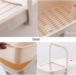 Büro-Kunststoff-Eimer für Teerückstände, Eimer für Teeabfälle, tragbarer Mülleimer mit Schiebedeckel, 7L, 10L – Bild 4