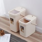 Büro-Kunststoff-Eimer für Teerückstände, Eimer für Teeabfälle, tragbarer Mülleimer mit Schiebedeckel, 7L, 10L – Bild 6