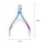 5 PCS Nagel Nagelhaut Nipper Cutter Regenbogen Clipper Schere Toter Hautentferner Trimmen Maniküre Nail Art Tool – Bild 5