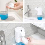 Wandmontierter automatischer Induktions-Schaumspray-Seifenspender, Bubble Battery Models, Bubble  Rechargeable, Spray Battery Models, Spray Rechargeable – Bild 4