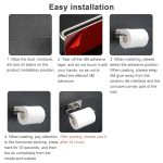 RD9181 304 Selbstklebender Tissue Rack Toilettenpapierhalter mit Edelstahlhalter – Bild 6