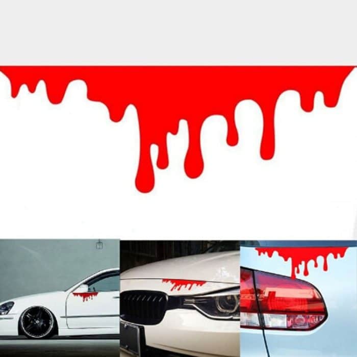 10 PCS Red Blood DIY Autoaufkleber Auto Styling Autoabdeckung – Bild 5