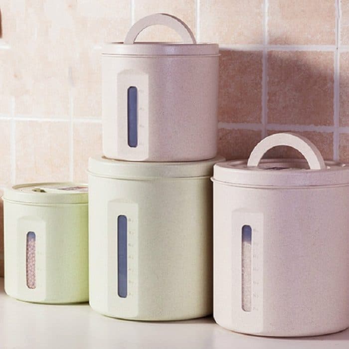 Haushalts-Reisfass-Kornfaser-feuchtigkeitsbeständige, versiegelte Getreide-Mehrkorn-Lagertank-Tlour-Box, 5kg, 10kg – Bild 6