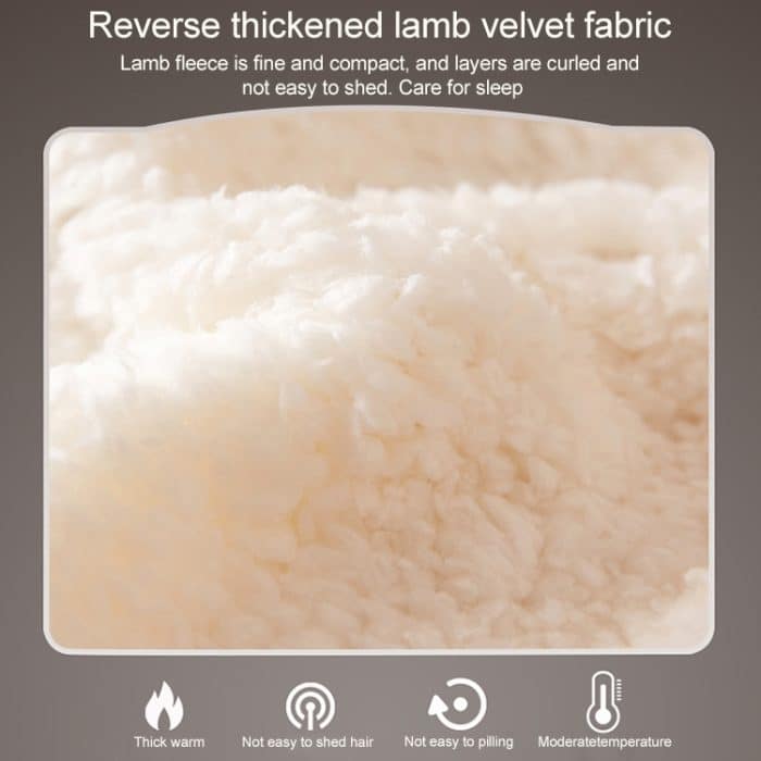 Winter-Sofadecke, doppelt dick, Kaschmir-Korallen-Fleece, für Büro, Nickerchen, 1x1.6m, 1.2x2m, 1.5x2m, 1.8x2m, 2x2.3m – Bild 4