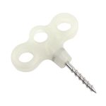 Outdoor 3-Loch Luminous Gewinde Zelt Peg Camping Deck Edelstahl Haken Sicherheit Wind Noctilucent Cord Seilverschluss