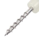 Outdoor 3-Loch Luminous Gewinde Zelt Peg Camping Deck Edelstahl Haken Sicherheit Wind Noctilucent Cord Seilverschluss – Bild 4