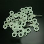 Outdoor 3-Loch Luminous Gewinde Zelt Peg Camping Deck Edelstahl Haken Sicherheit Wind Noctilucent Cord Seilverschluss – Bild 8